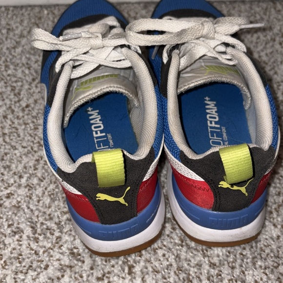 Slightly used Puma sneakers multi color. Cleaning out closet. - Picture 3 of 4